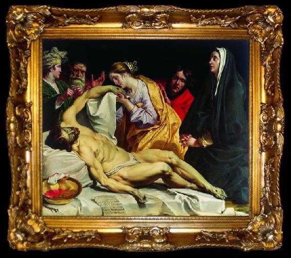 framed  Abraham Janssens The Lamentation of Christ, ta009-2